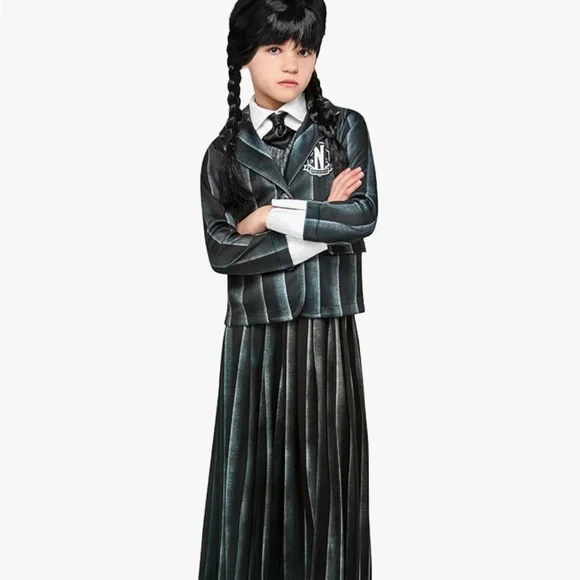 Wednesday Addams Family Spirit Halloween Costume Child Size L (12/14) NWT - Picture 2 of 7